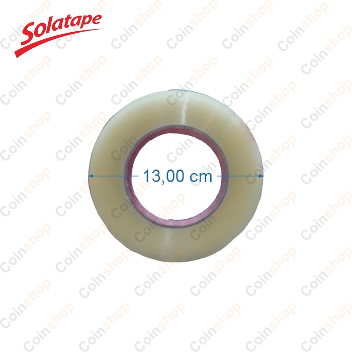 

Opp Tape Lakban Bening Coklat 45mm x 200 yard Solatape