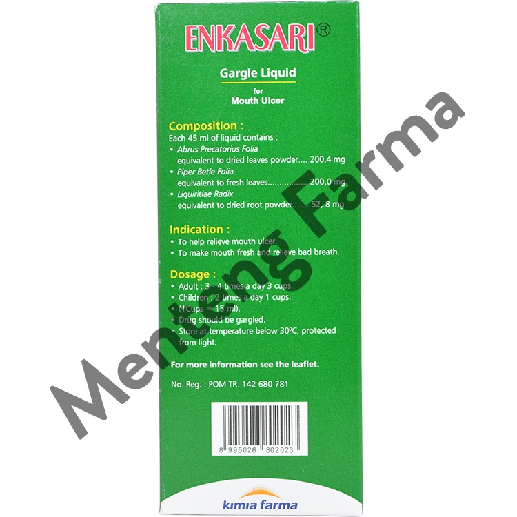 Enkasari Herbal - Atasi Sariawan, Bau Mulut, dan Sakit Tenggorokan