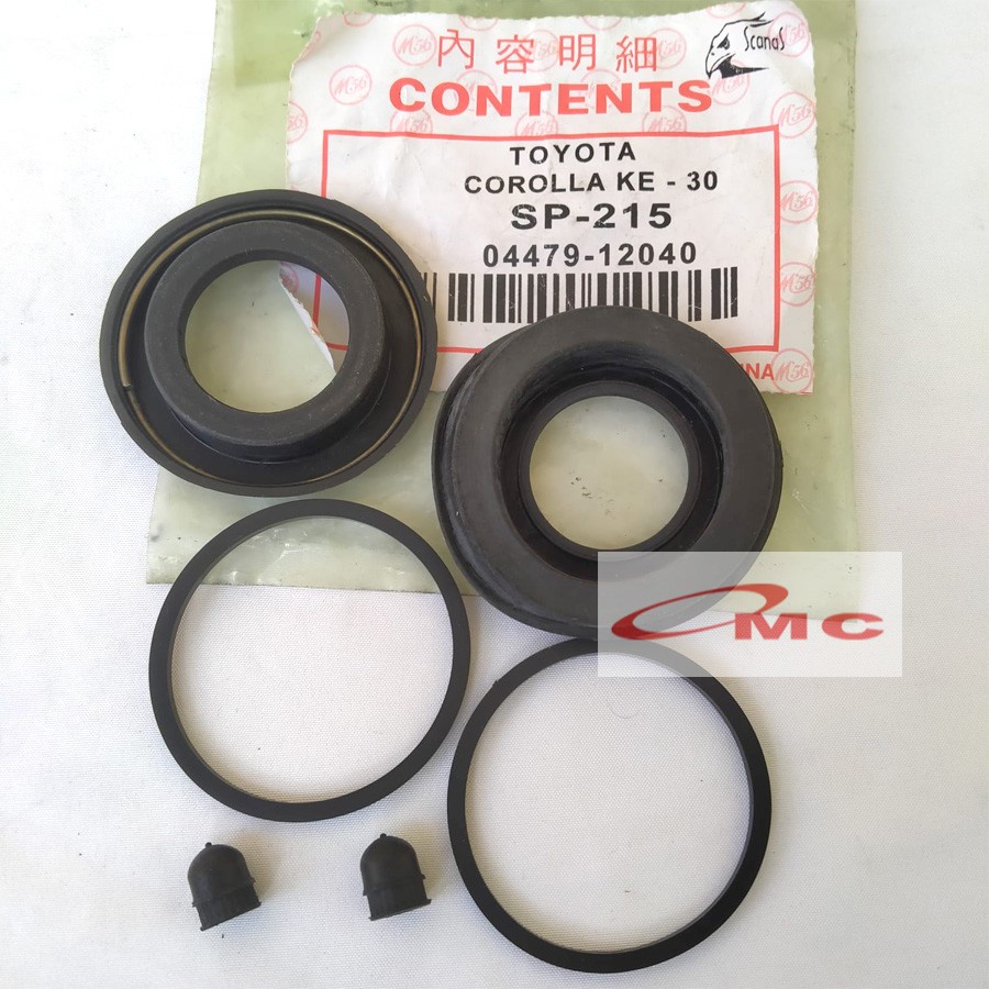 Kaliper Cylinder Kit Karet Rem Depan Coroka KE30 SP-215 04479-12040