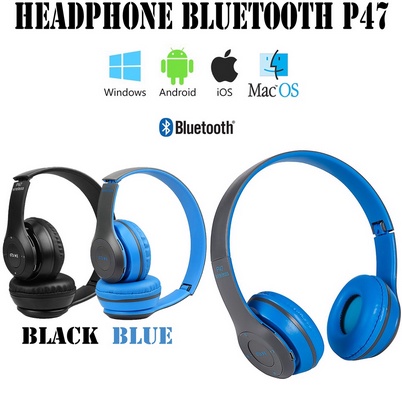 HEADPHONE BLUETOOTH GAMING HEADSET WIRELESS HEADSET BANDO KABEL + MIC EXTRA BASS HEADPHONE Bluetooth