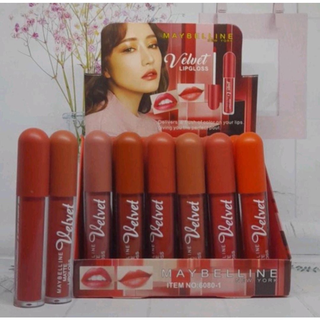 Lipcream Maybelline Velvet Matte Tutup Bulat [Per Batang]