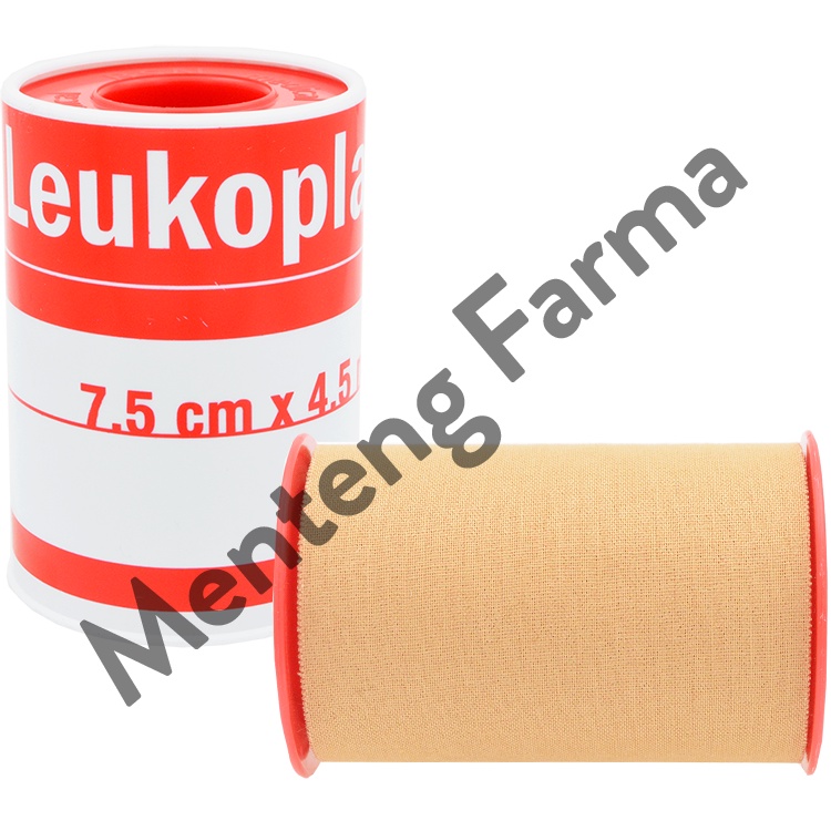 Leukoplast Plaster Roll 7.5 CM x 4.5 M - Plaster Kain Penutup Luka Infusan Kateter