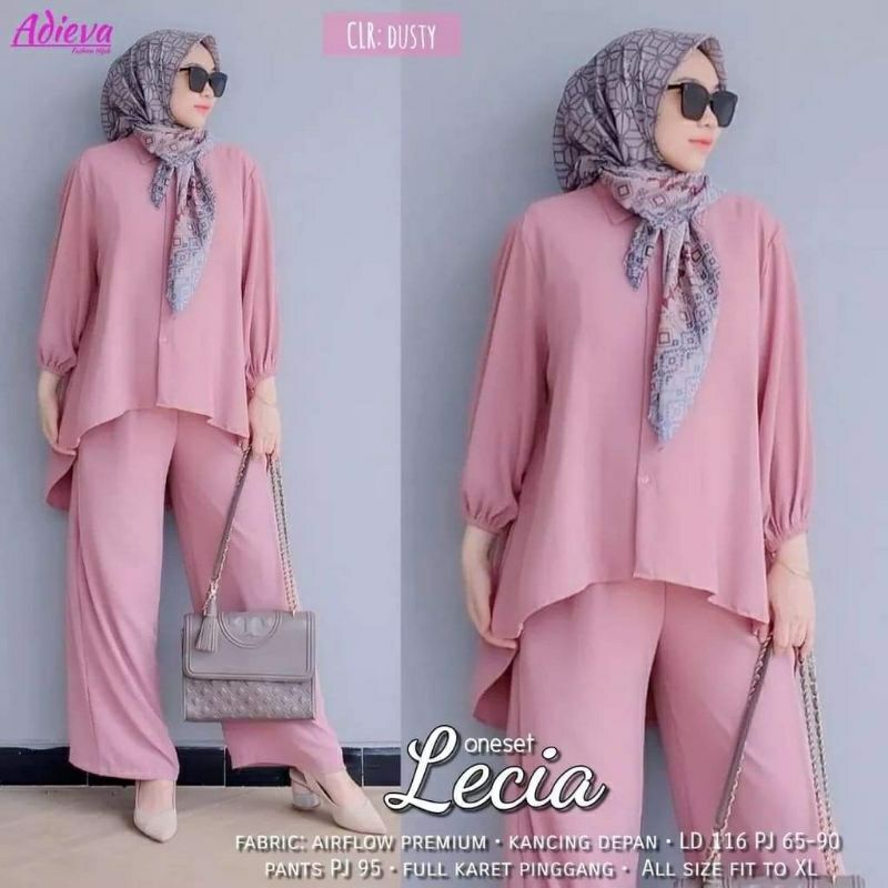 Lecia Set Crincle Oneset Daily Set Busui Friendly