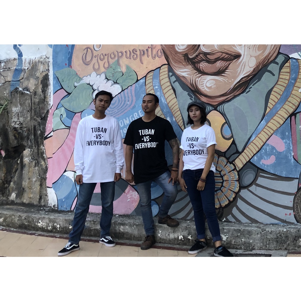 LONG SHIRT - TUBAN VS EVERYBODY WHITE (BEST SELLER ORIGINAL)