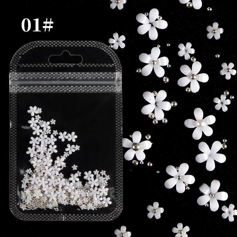 Aksesoris Batu Resin Polymer Clay Metal Alloy Bentuk Pohon Natal Snowflake 3D Untuk Dekorasi Nail Art