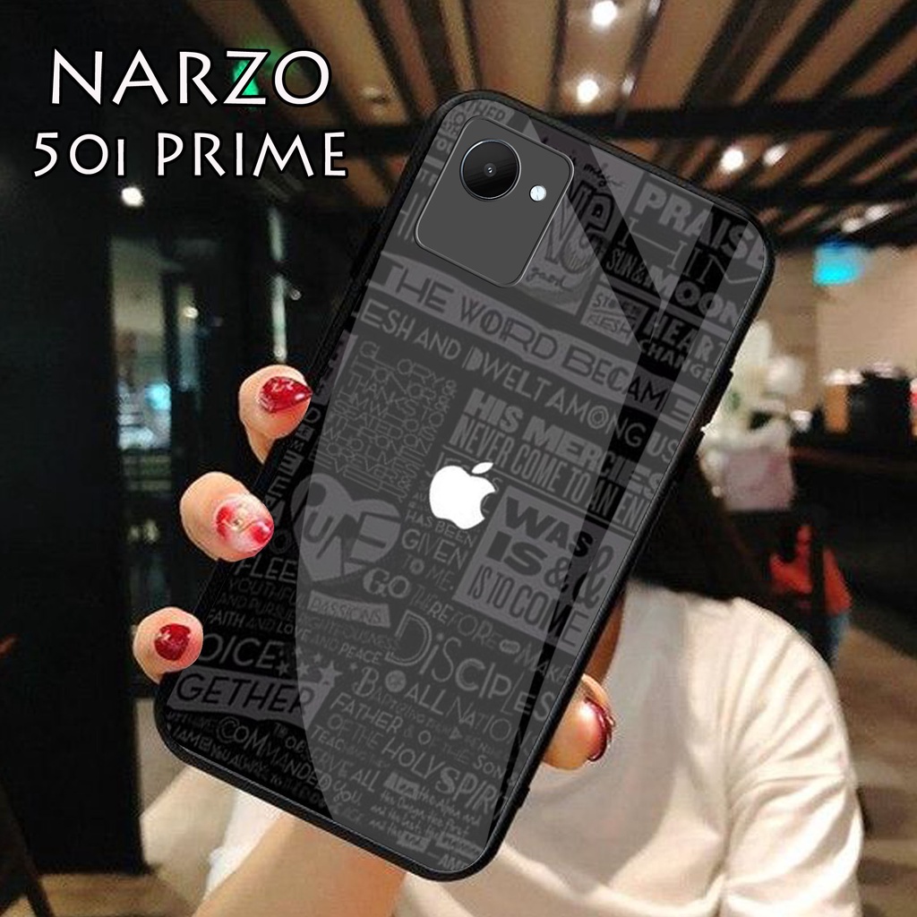 [H01] Softcase Kaca Realme Narzo 50i Prime - Casing Hp Realme Narzo 50i Prime - Case Realme Narzo 50