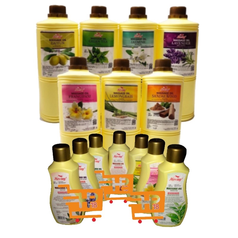Jual Heviny Massage Oil 1 Liter / Jasmine / Lavender / Zaitun