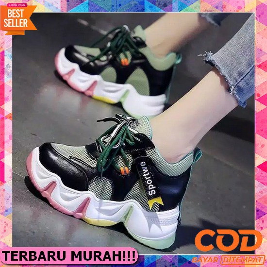 Hz Sepatu Sneakers Cewek Wanita Perempuan Dewasa Untuk Olahraga Sport Kerja Nongkrong Gaya Ootd Kasu