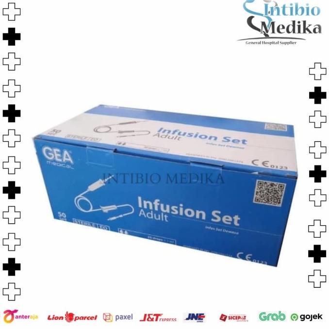 Infuset GEA dewasa/ set infus GEA Makro per BOX