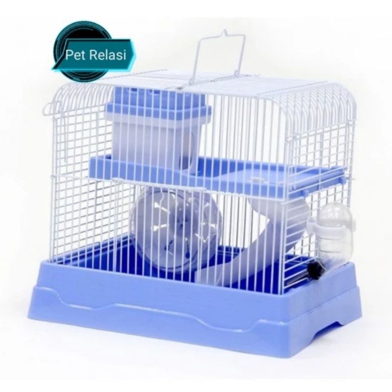 Kandang Hamster Minimalis Fullset Dayang Cage 187 L: 29.9CM W: 23CM H:25.2CM