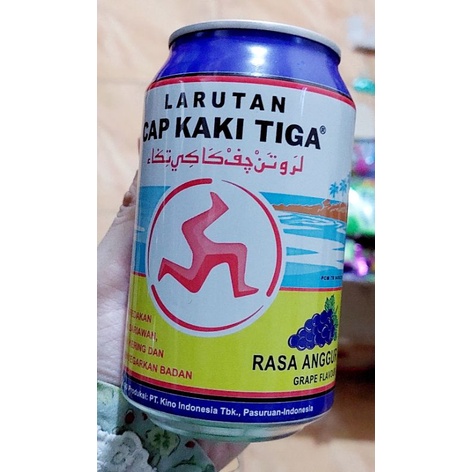 Larutan Cap Badak Kaleng 320 ml / Larutan Cap Kaki 3 Kaleng 320 ml