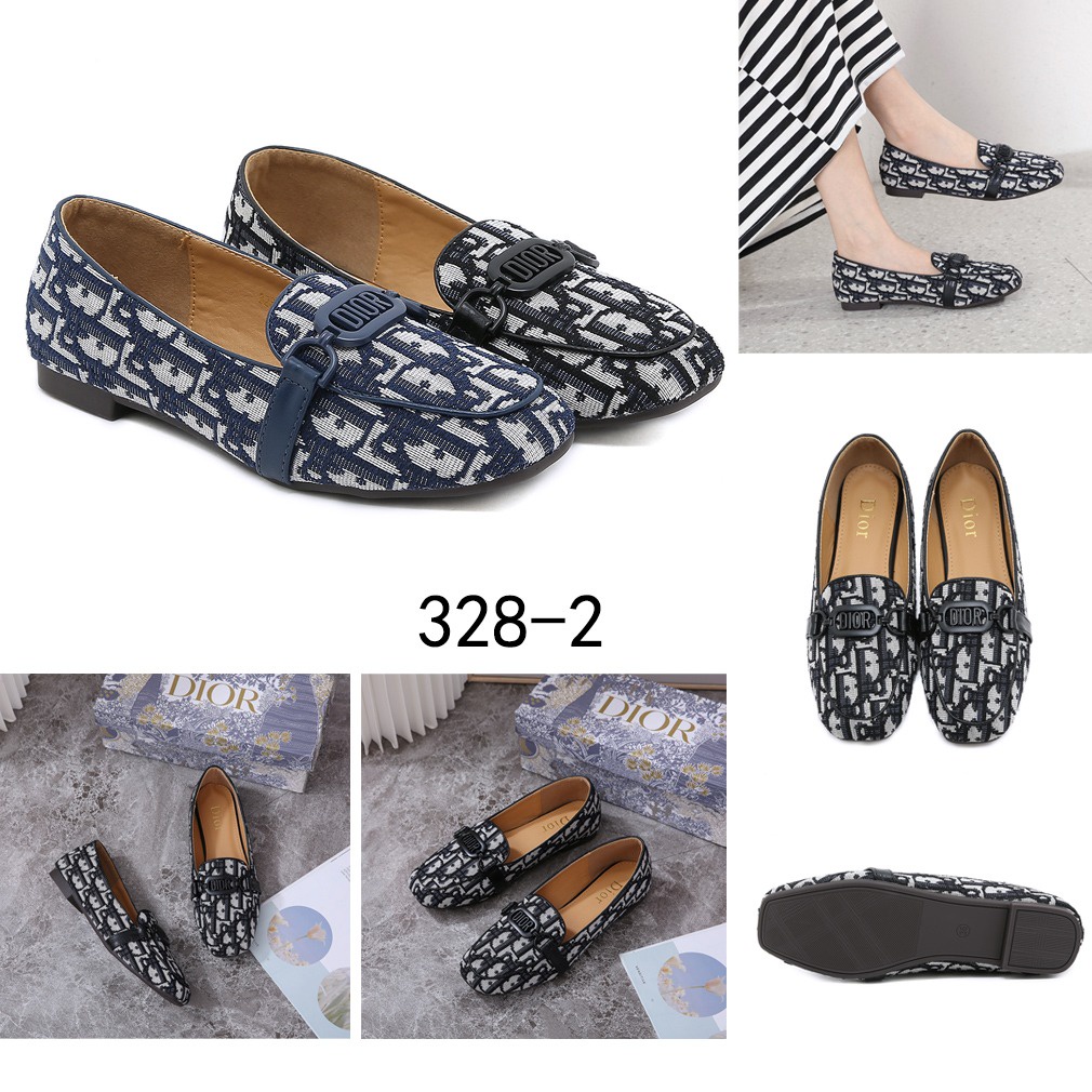 DR Oblique Jacquard Loafers Shoes 328-2