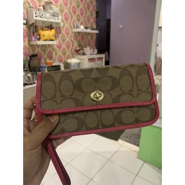 dompet coach panjang original