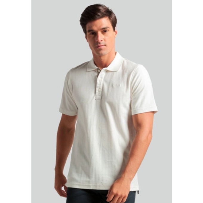 KAOS POLO MGEE RAIDER C005 - WHITE - KAOS LENGAN PENDEK