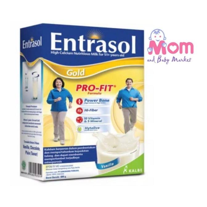 

[ COD ] ENTRASOL GOLD VANILA 600 GRAM