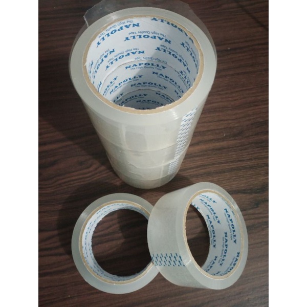 

[PE] LAKBAN BENING ISOLASI SELOTIP CLEAR TAPE 45MM DAYA LENGKET