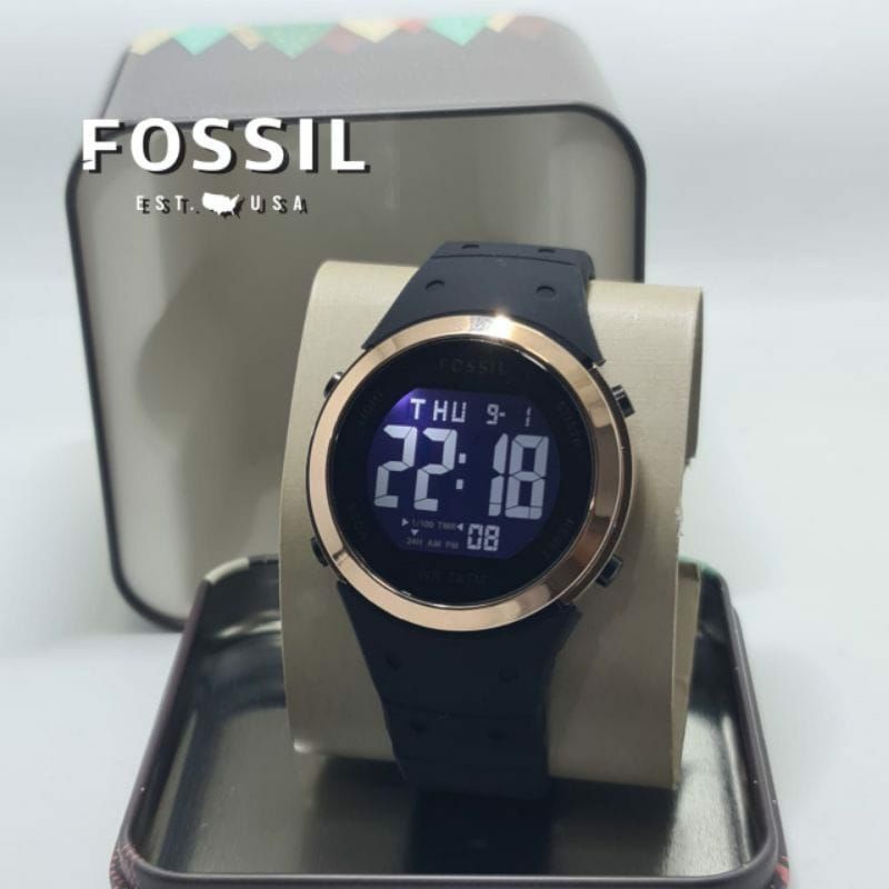 Best Deal! Jam Tangan Fossl Digital Tahan Air Kasual Favorit Kesukaan Bisa COD