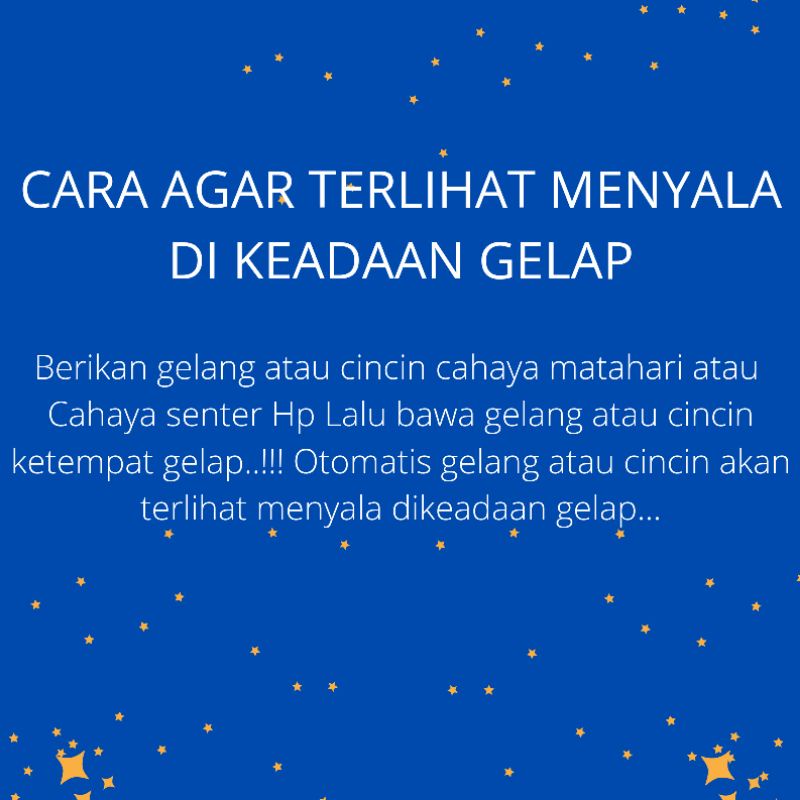 Gelang Inisial Glow In The Dark Model Simpul / Gelang Menyala Dalam Gelap-1