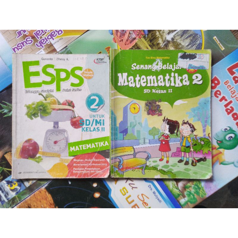 PAKET BUKU MATEMATIKA SD KELAS 2 (2 BUKU)