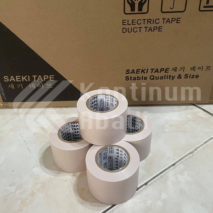 DUCT TAPE / LAKBAN / ISOLASI LEM UNTUK AC MEREK SAEKI | 12 M