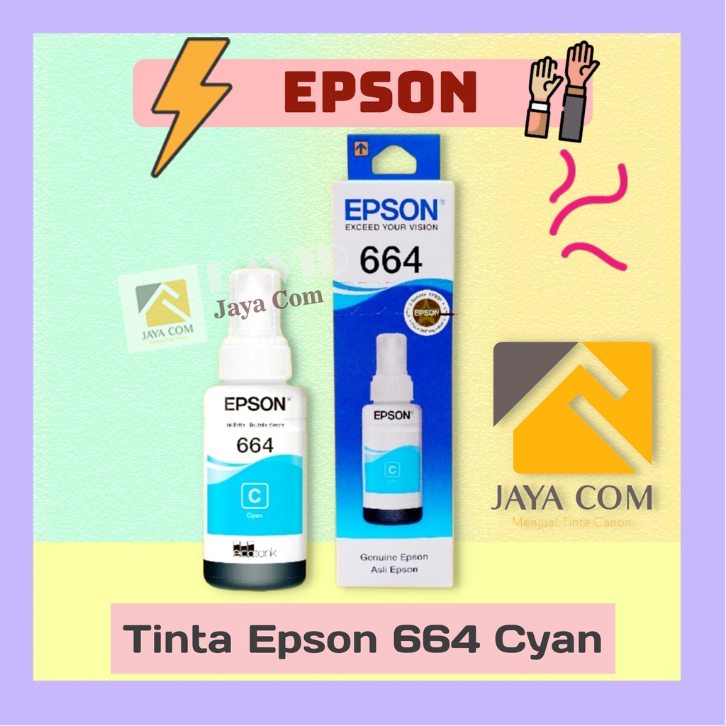 1 Set Tinta Printer Epson 664 ( Paketan )