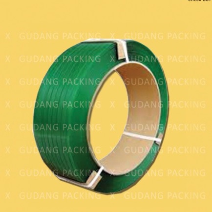 Kerajinan Tali Strapping Band Polyester Pet Hijau 20Kg