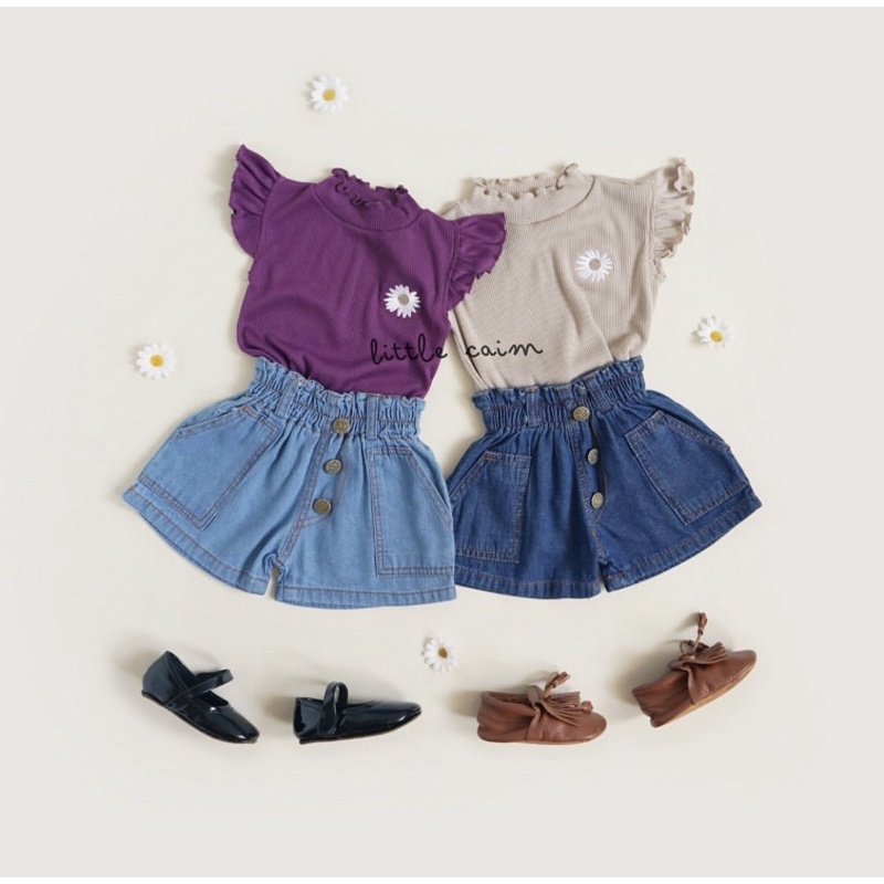 BERYL HOTPANTS Celana Pendek Denim Jeans Anak Perempuan