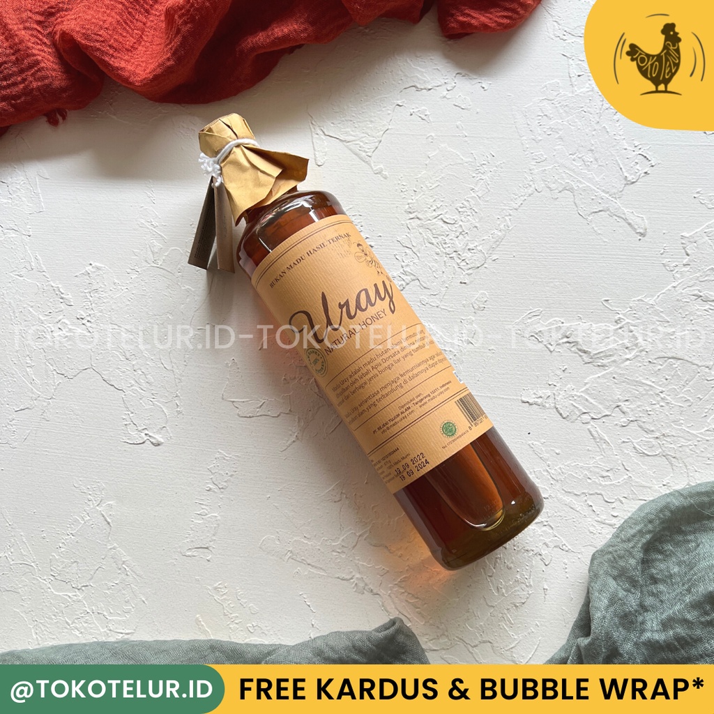Madu Uray Natural Honey Ukuran 640ml (875G) / Madu Lebah Alami NATURAL
