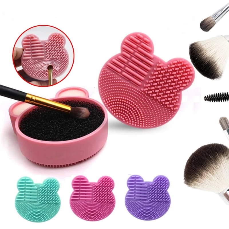 Makeup Brush Brush Egg Pad / Pembersih Kuas Makeup / Brush Cleaner