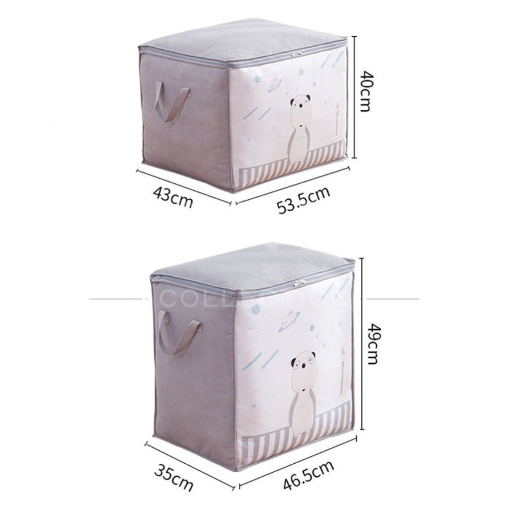 Kotak Penyimpanan Serbaguna Storage Box Selimut Bedcover Baju - Sandy Collection