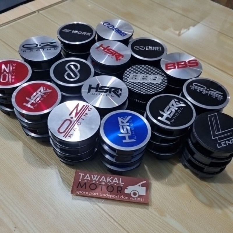 dop velg dop roda tutup tengah2 velg racing variasi 6cm varian motif