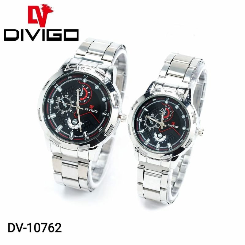 Divigo 10762 Jam Tangan Pria dan Wanita Coupel Favorit Kesukaan Sepasang Original