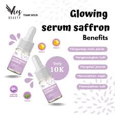 Serum Saffron Glowing 100% BPOM by vies beauty / saffron serum / serum BPOM / serum safron / serum g