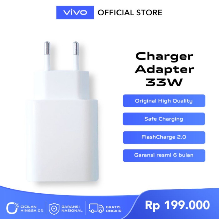 Vivo Original Charger Adapter 33W