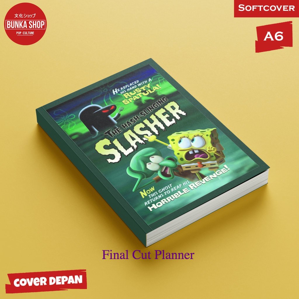 

Pocket Note Spongerbob 5 Softcover A6 Buku Tulis CAtatan Notes Agenda Planner Jurnal
