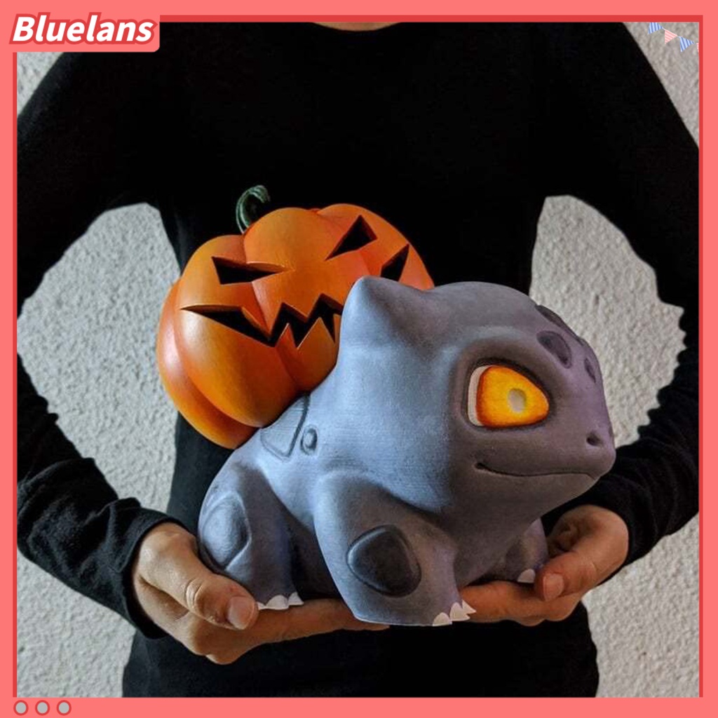 Patung Pumpkasaur Luminous Bahan Resin Dapat Dilepas Untuk Dekorasi Halloween