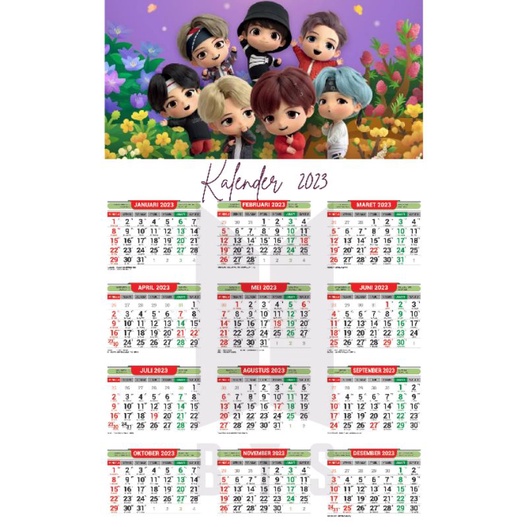 

kalender 1 lembar