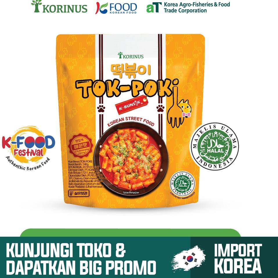 

Top Product--Korinus K - Bunsik Tokpoki Instan Halal MUI