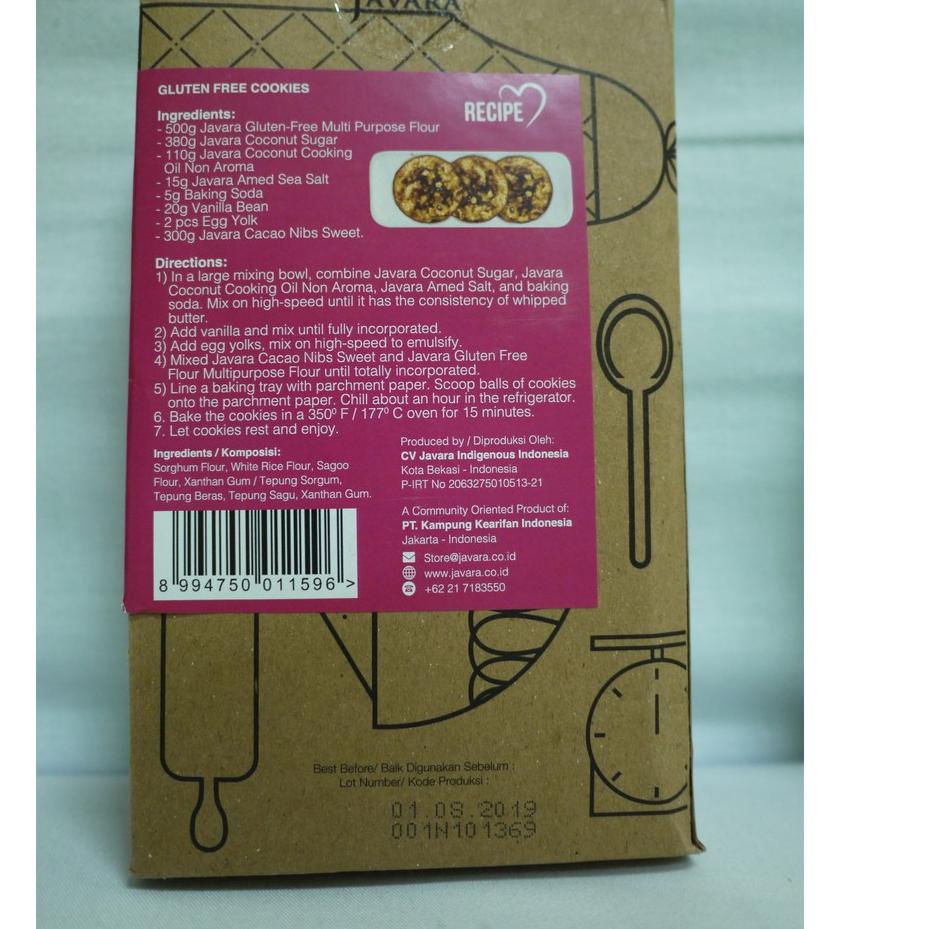 

GROSIR Javara - Multi Purpose Mix Flour (Gluten Free) - 500 gr 