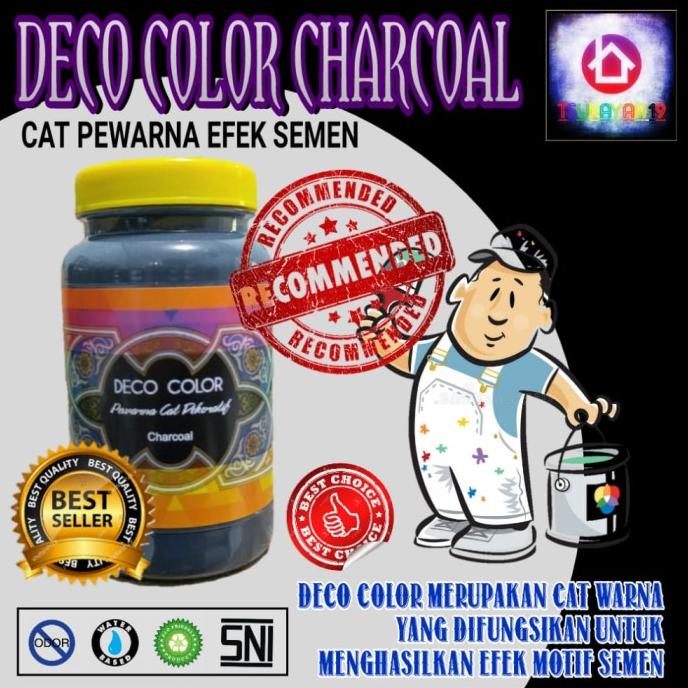 

[COD] Pewarna Cat Dekoratif - Deco Color Charcoal - Kemasan 350 Ml SPECIAL Kode 138