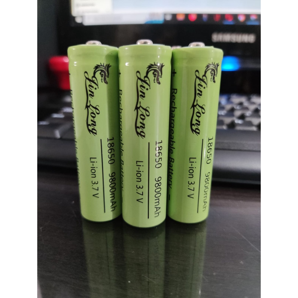 Battery Charge 18650 Jin Long 9800mAh - Batre Cas 18660 Tonjol