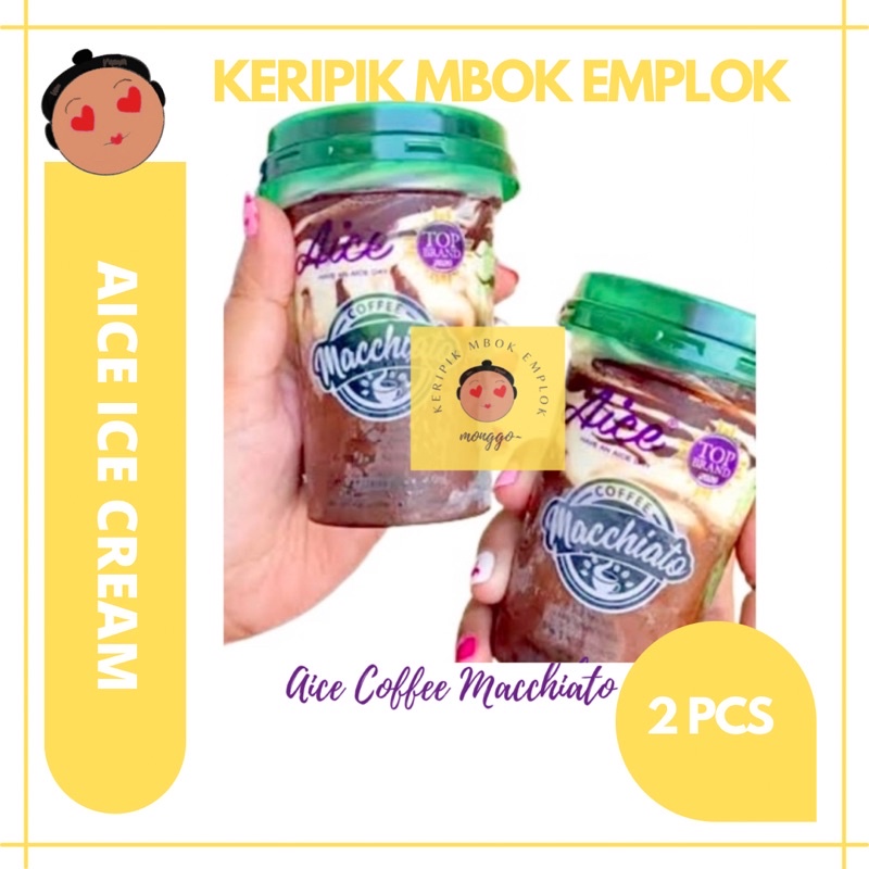 Jual AICE ICE CREAM ES KRIM COFFEE MACCHIATO 170 GR 2 PCS Shopee