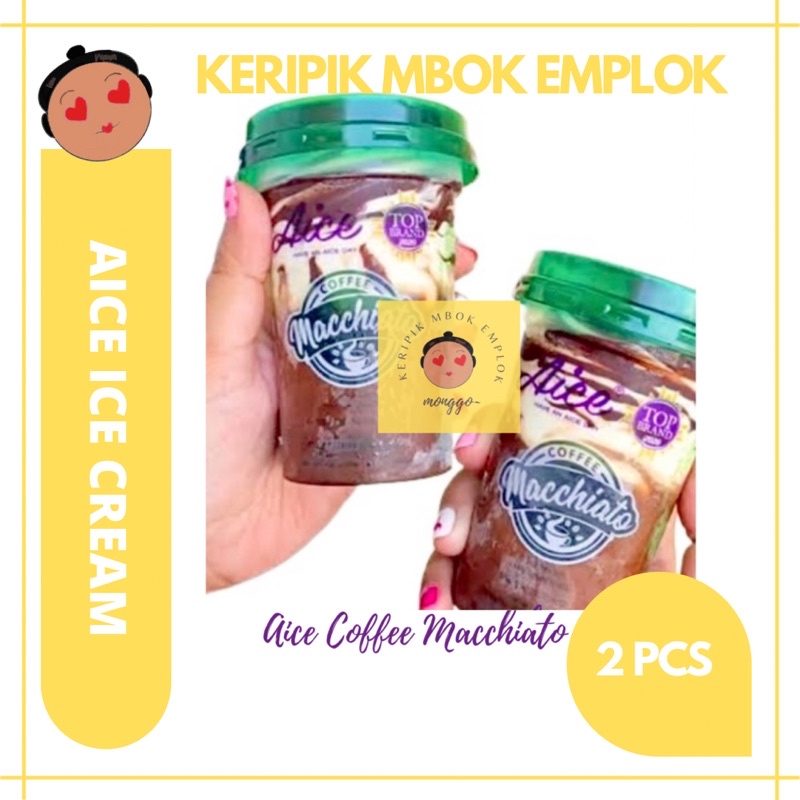 Jual Aice Ice Cream Es Krim Coffee Macchiato Gr Pcs Shopee Indonesia