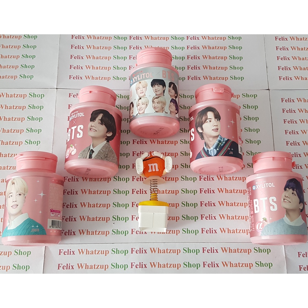 BTS LOTTE Xylitol Korea Pink Official SEALED