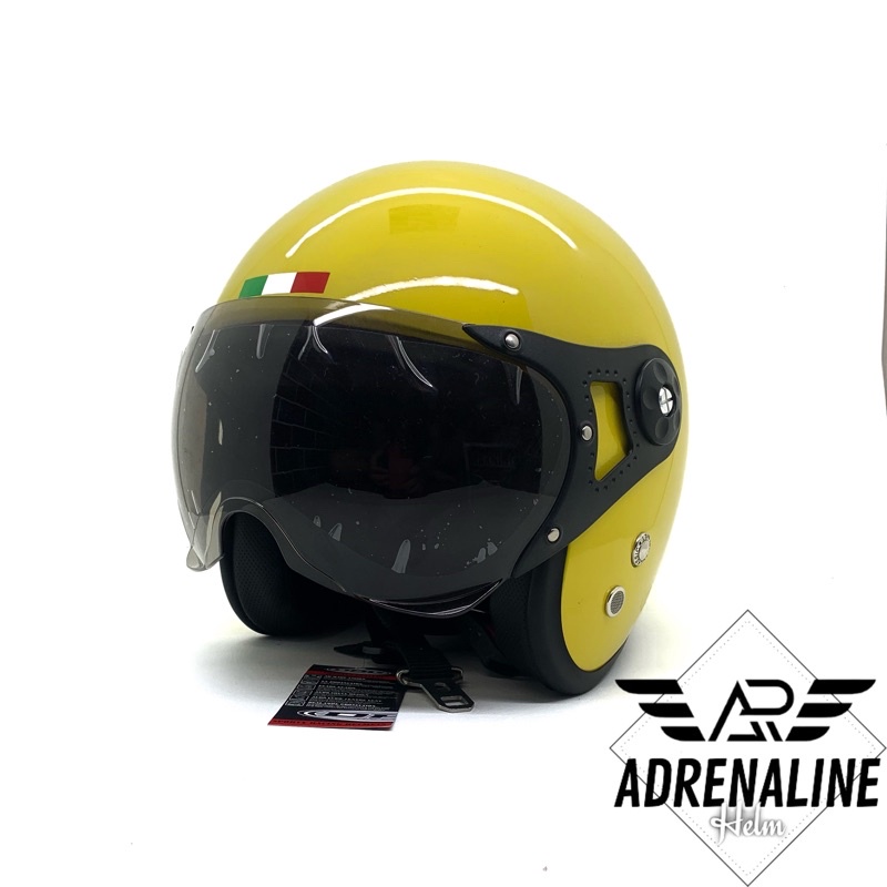 HELM DAG PILOT ITALY KUNING ORI