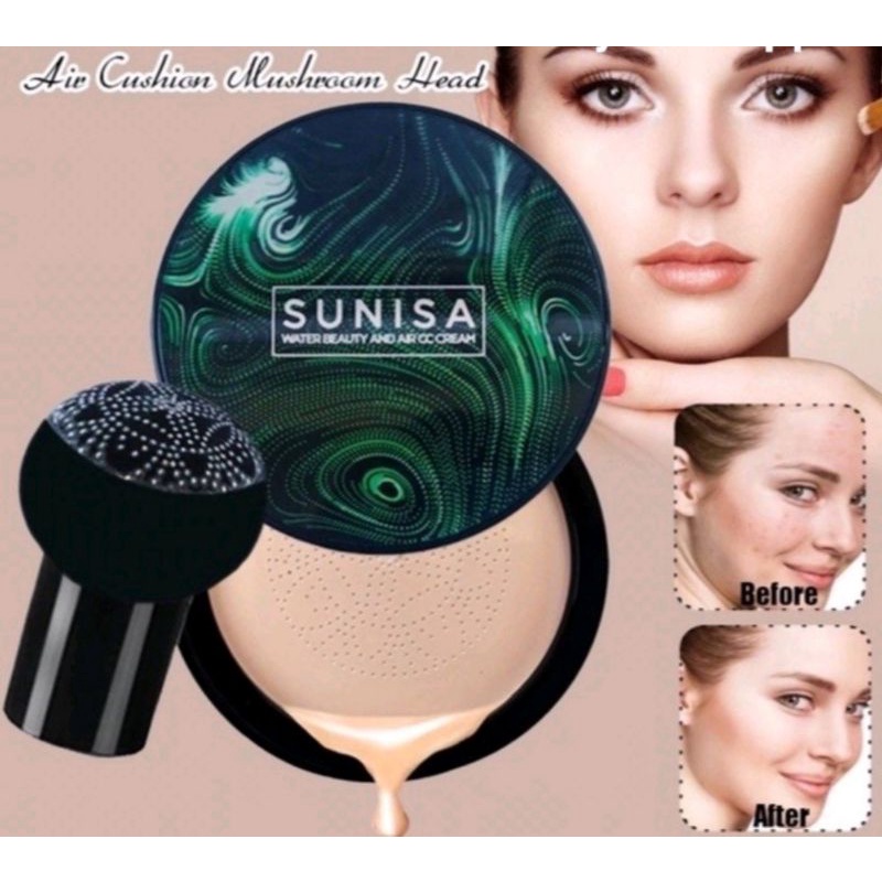 SUNISA ORI 100% Sunisa BB CUSHION MUSHROOM HEAD WATERPROOF