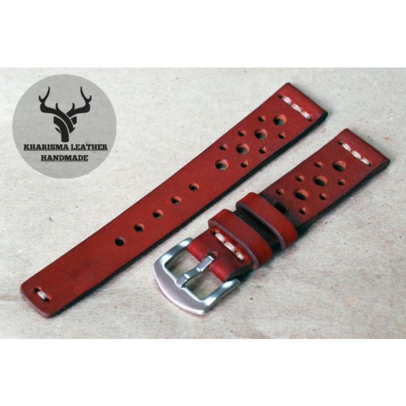 STRAP JAM TANGAN KULIT HANDMADE/STRAP JAM TANGAN KULIT ASELI/STRAP JAM TANGAN KULIT UKURAN 18mm 20mm