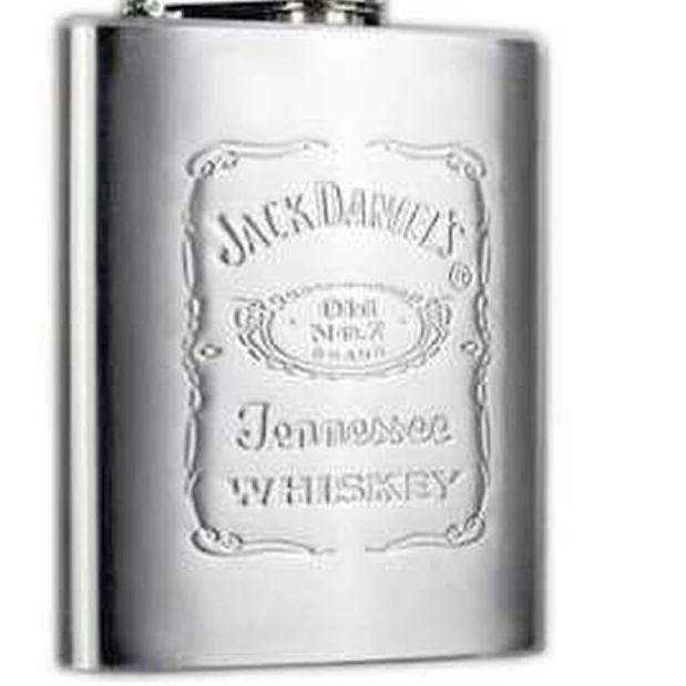 Bisa COD botol portable minuman keras alkohol wine stainless steel murah