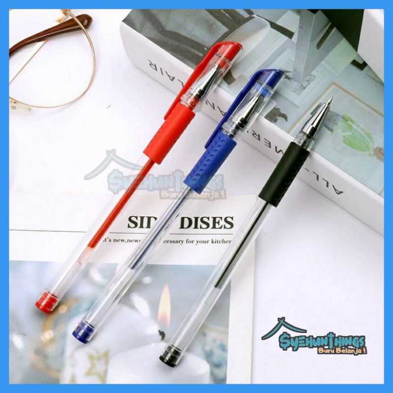 

Pulpen Gel Ink 0.5 Pena Pen ATK Tinta Warna Standart