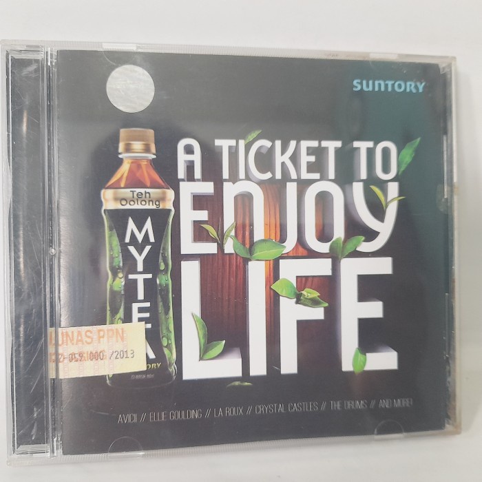 CD A Ticket To Enjoy Life Suntory Present Avicii La Roux The Drums VA